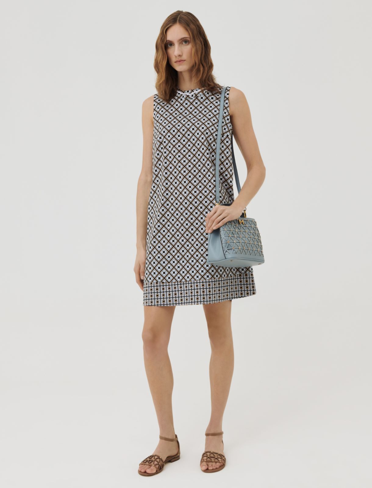 Patterned dress, natural - Marella