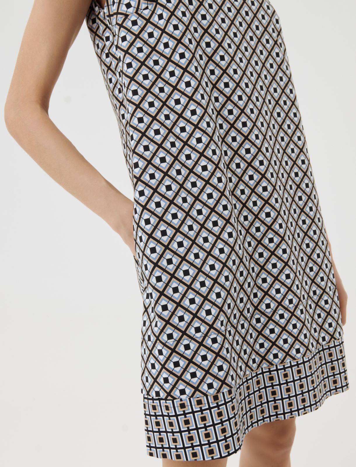 Patterned dress, natural - Marella