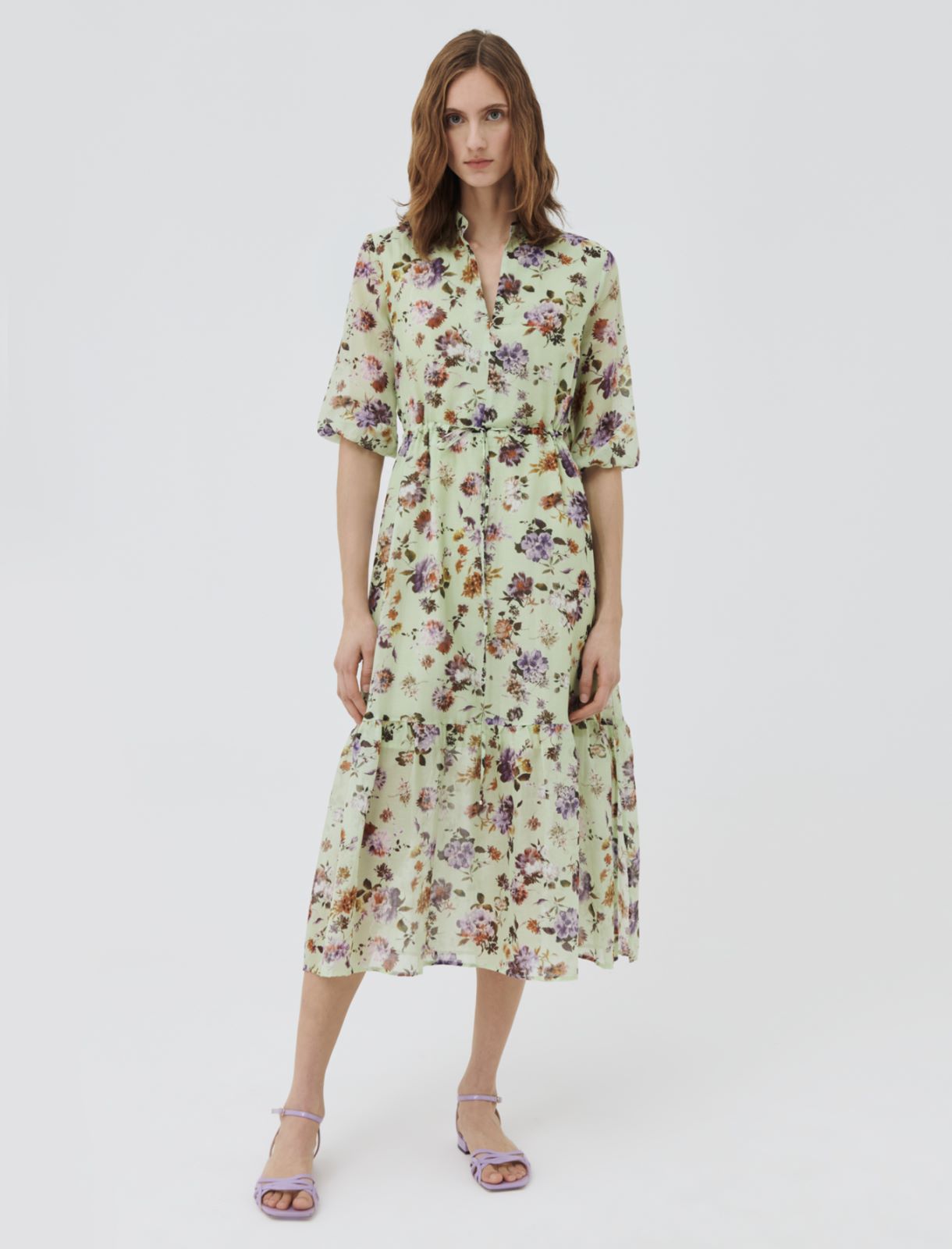 Kleid aus Musselin, pistazie - Marella