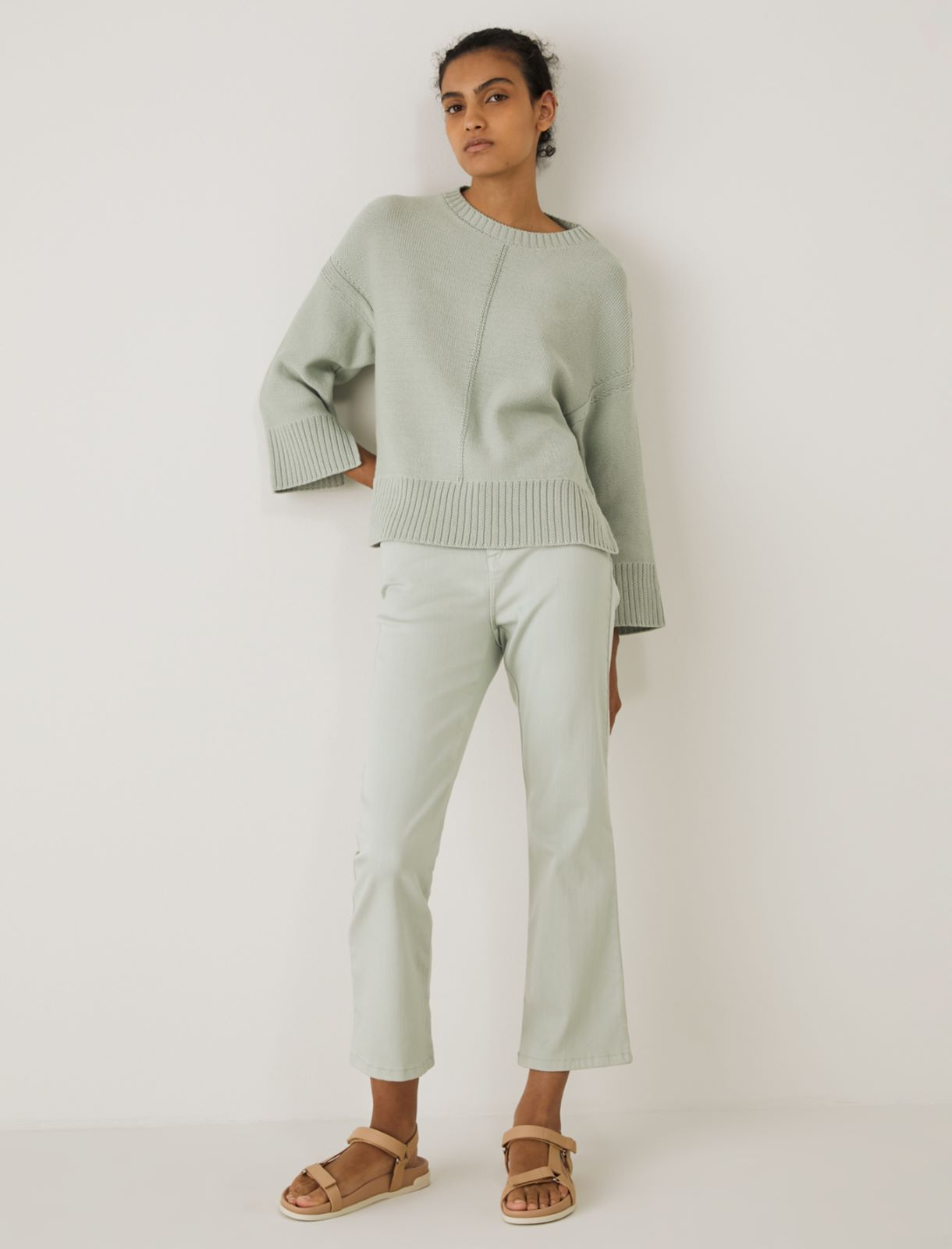 Maglia MONOCHROME, verde pastello - Marella
