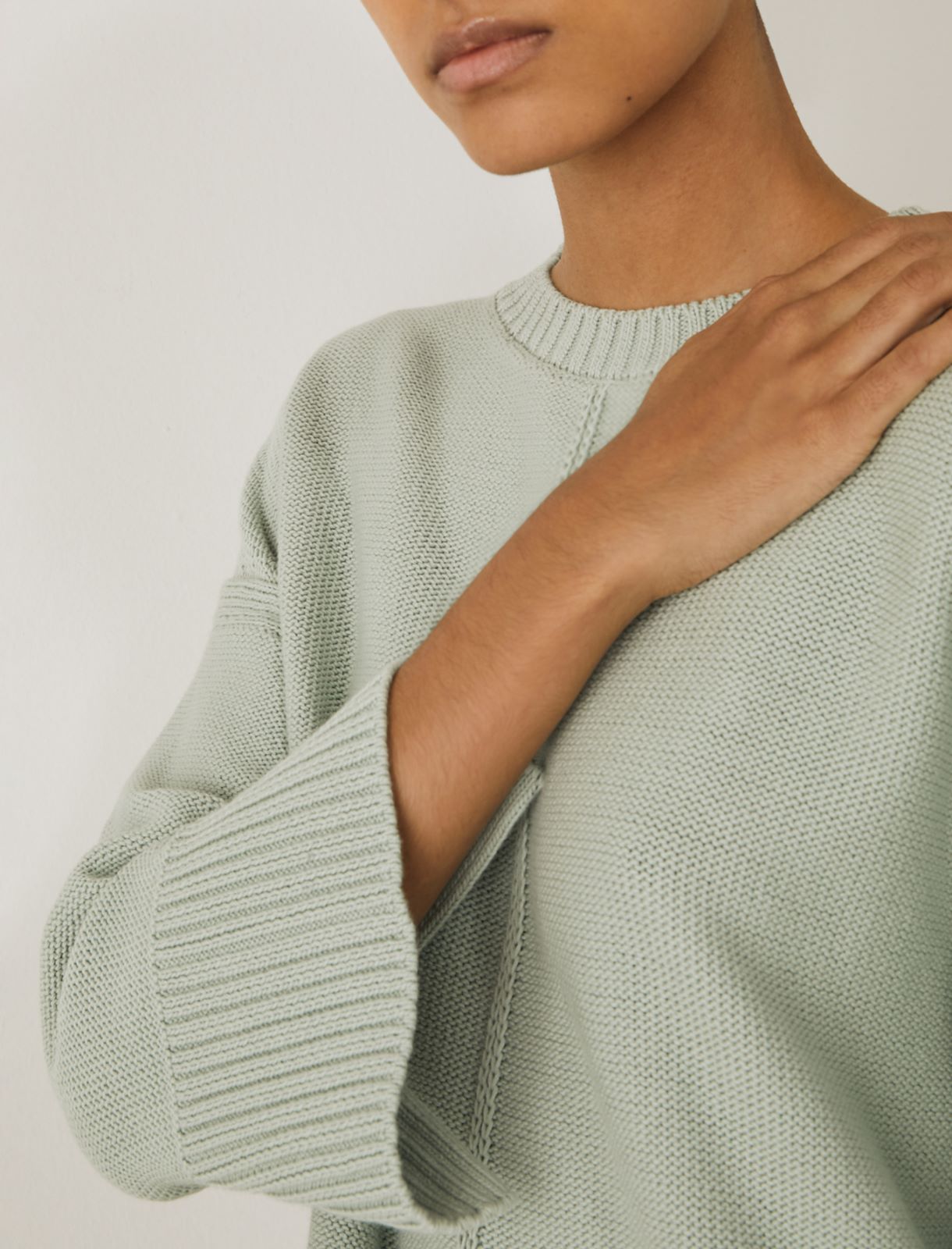 Maglia MONOCHROME, verde pastello - Marella