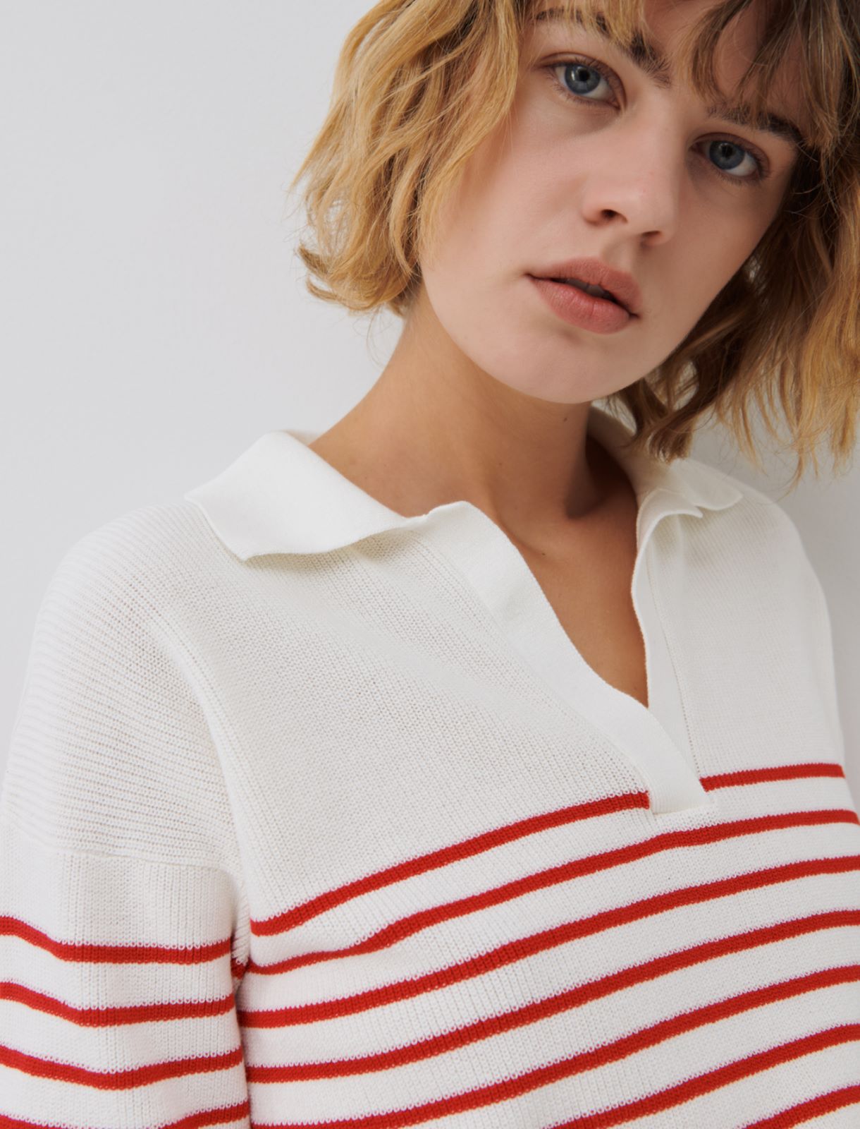 Polo-Pullover, weiss - Marella