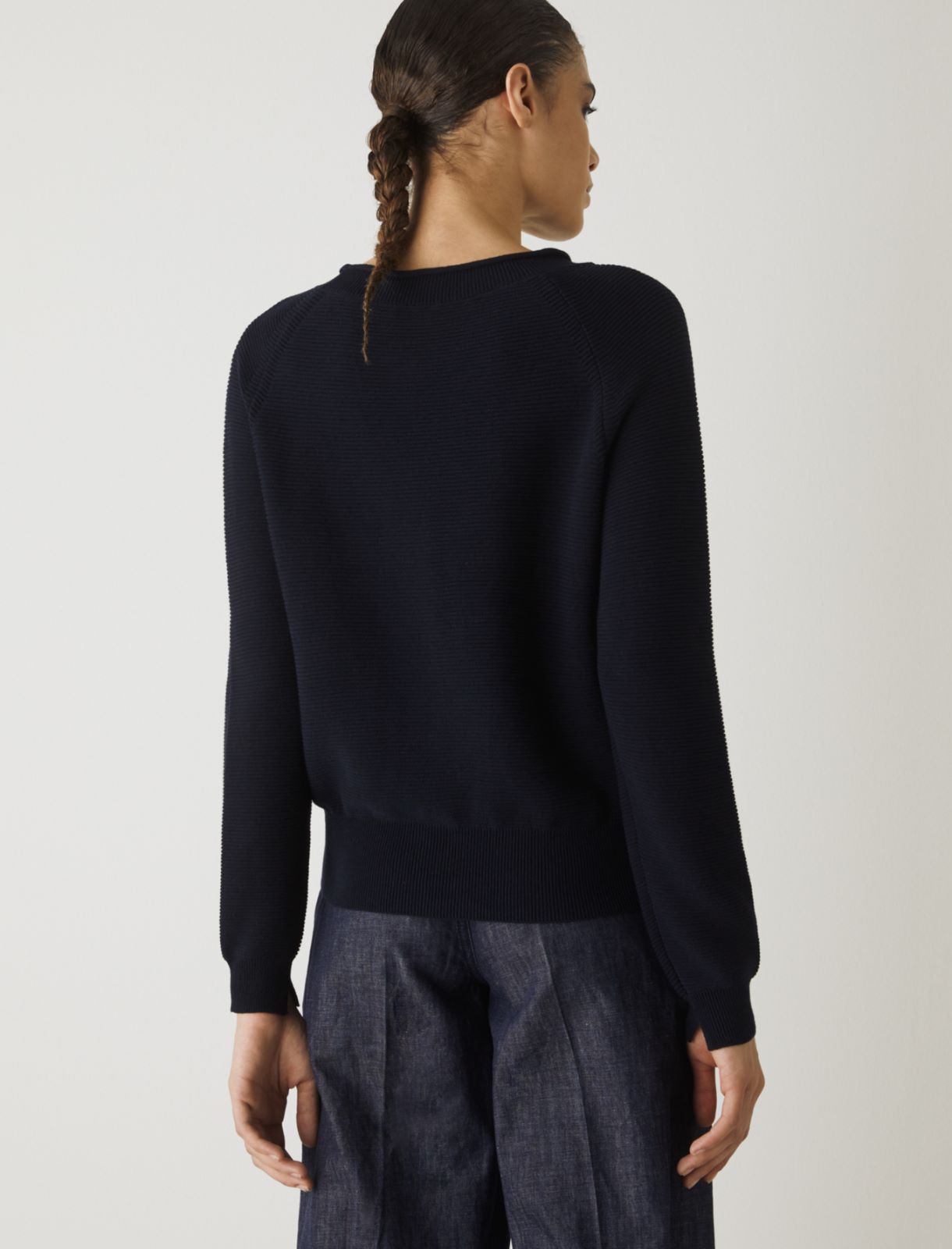 Logo sweater, navy - Marella