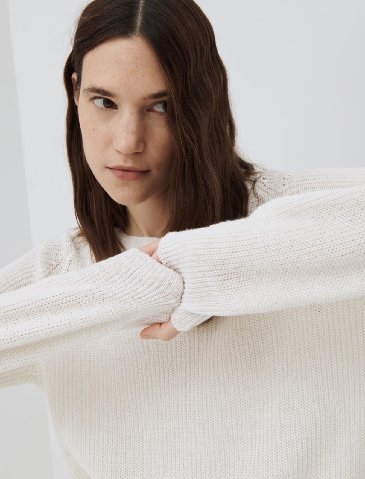MONOCHROME Linen sweater Marella