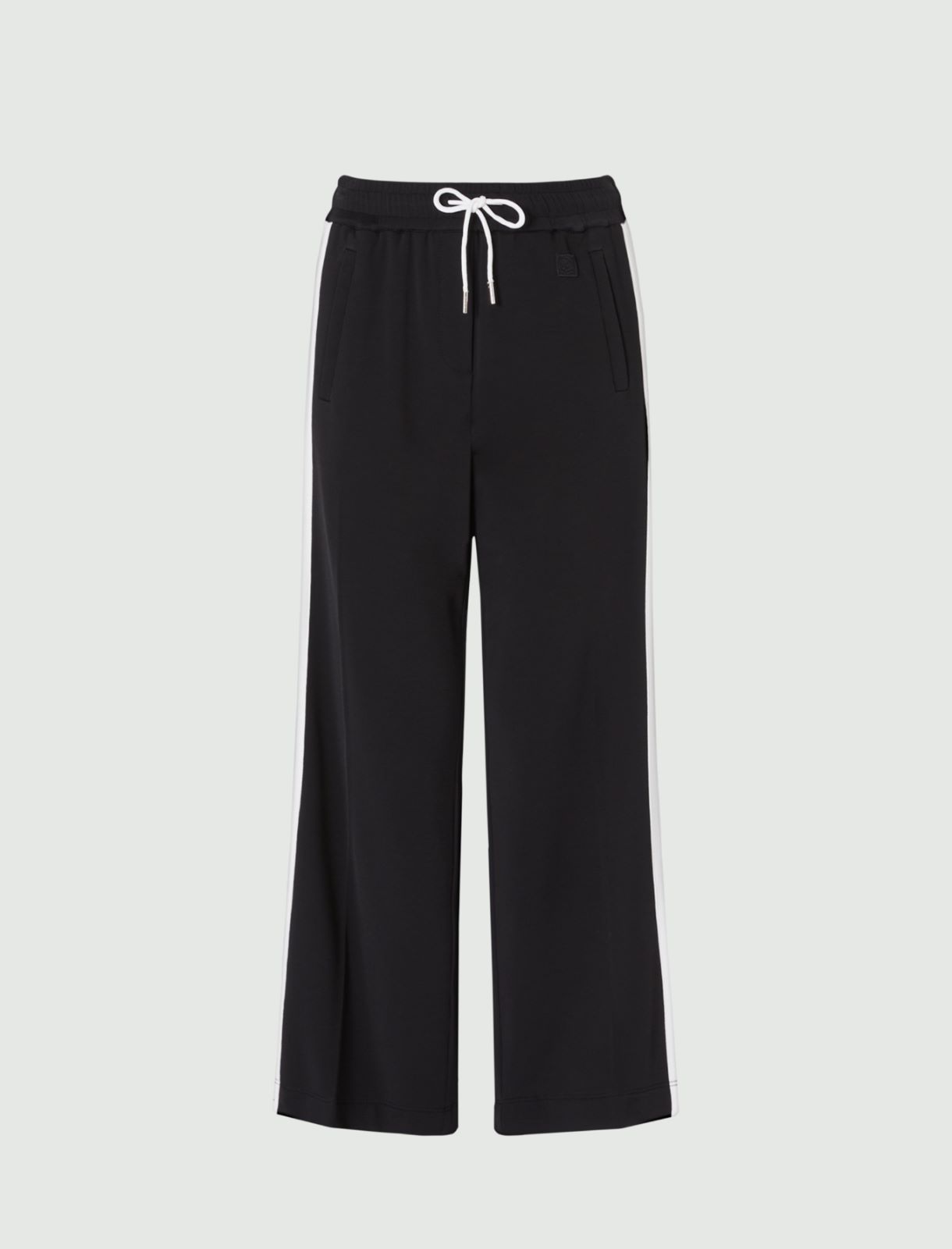 Fleece trousers, black - Marella