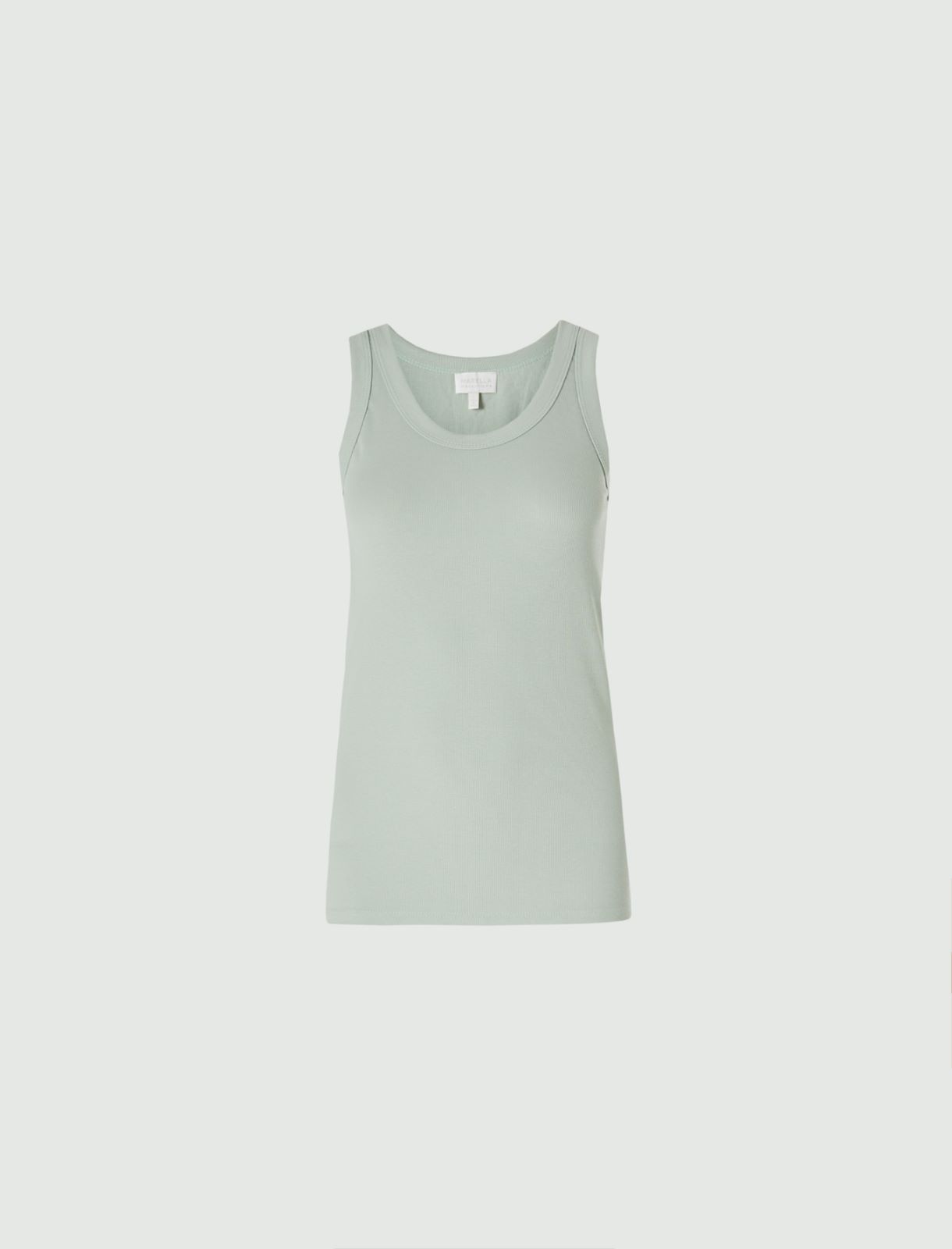 MONOCHROME Slim-fit top, pastel green - Marella