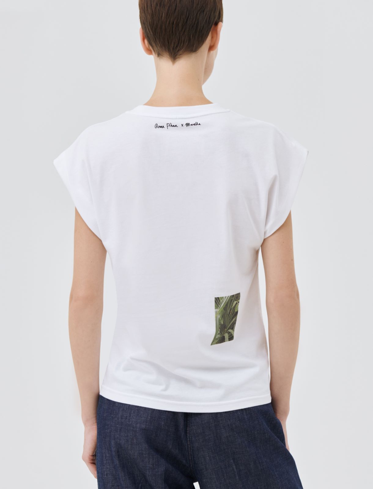 Bedrucktes T-Shirt, weiss - Marella