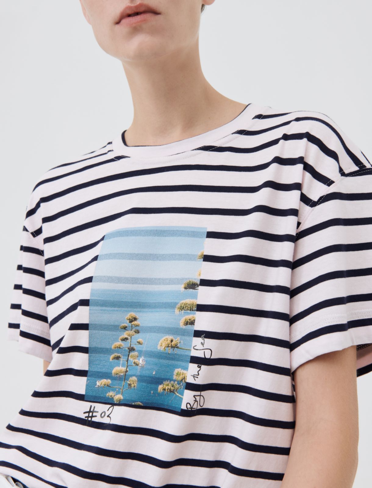 Bedrucktes T-Shirt, rosa - Marella