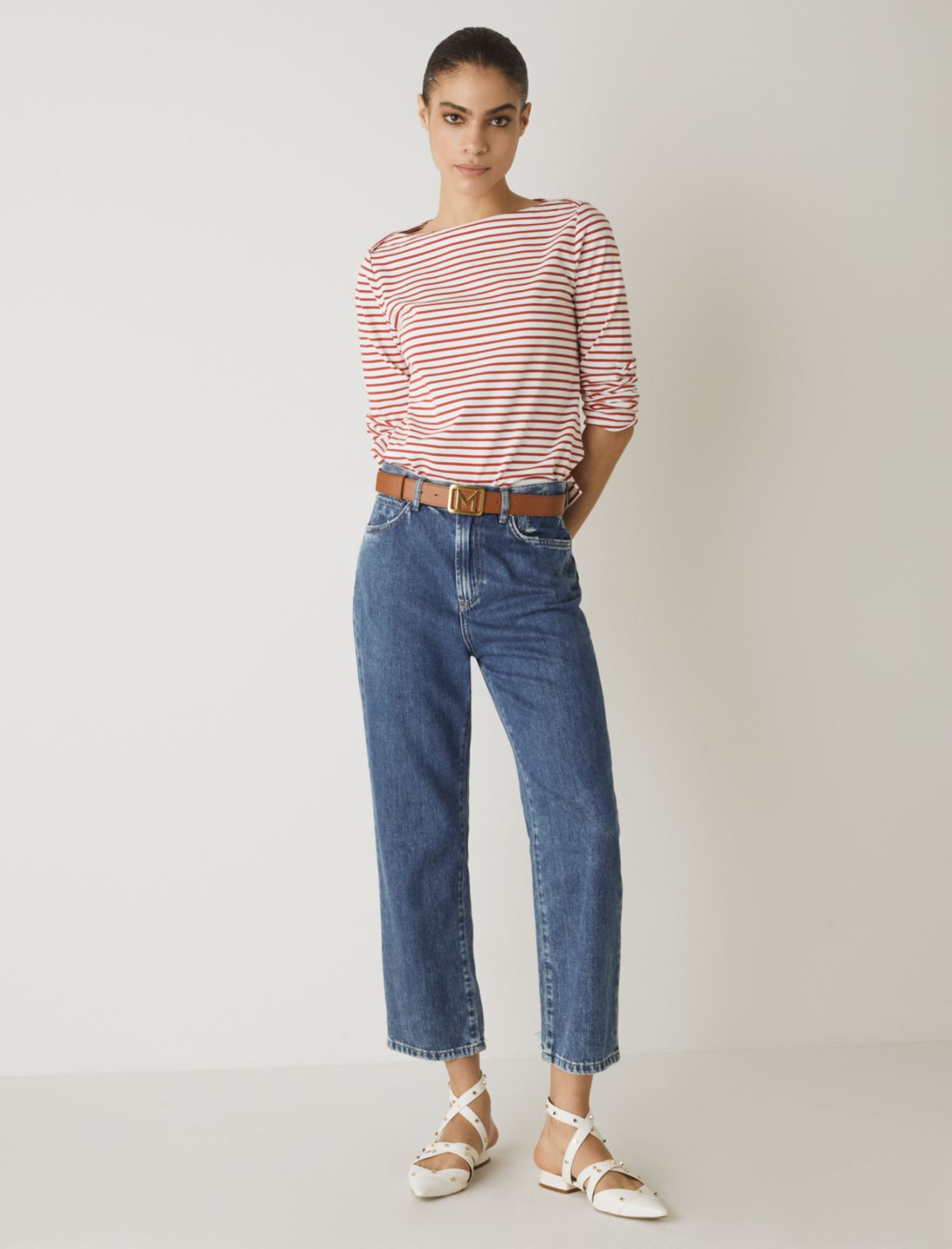 Jersey T-shirt, red - Marella
