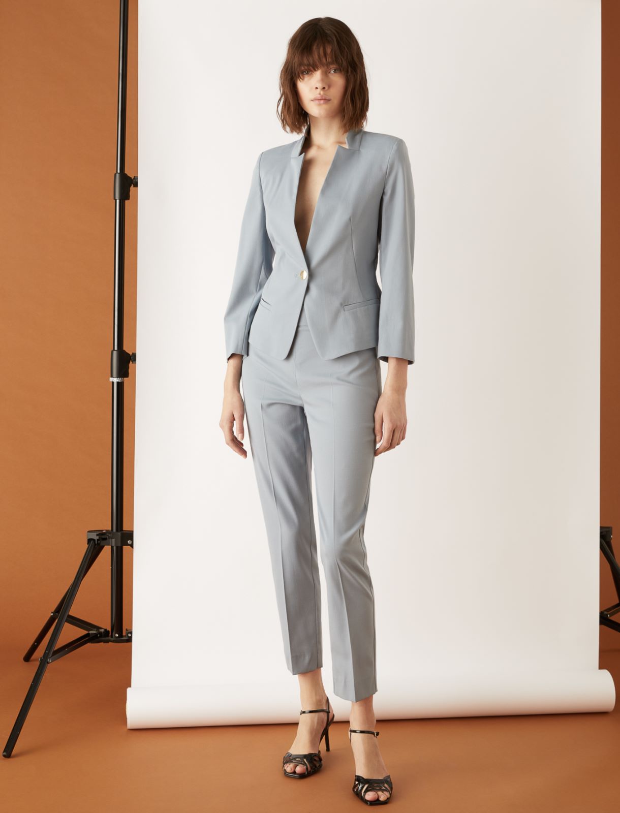 Faille suit, blue-grey - Marella