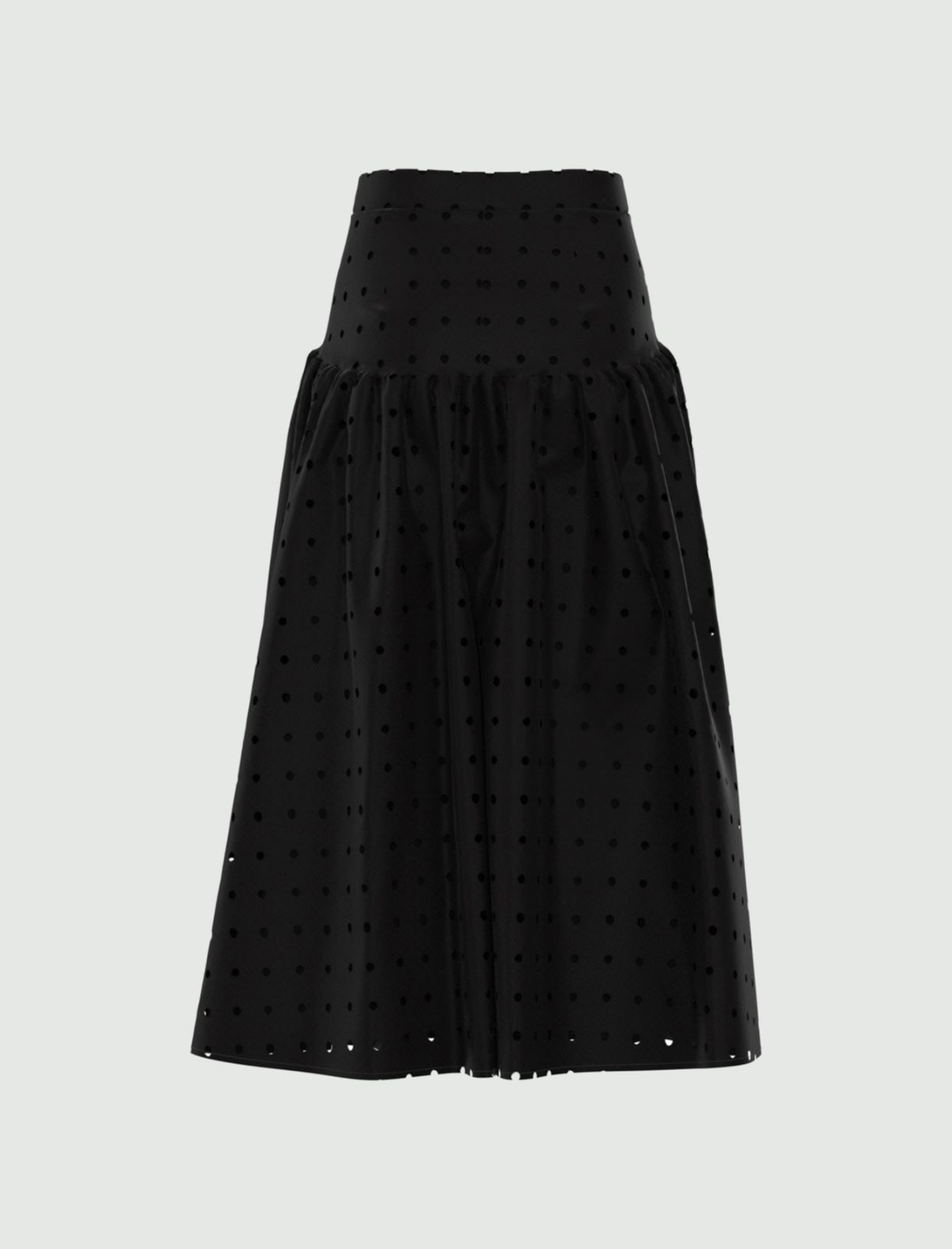Broderie anglaise skirt by Giorgia Palmas, black - Marella