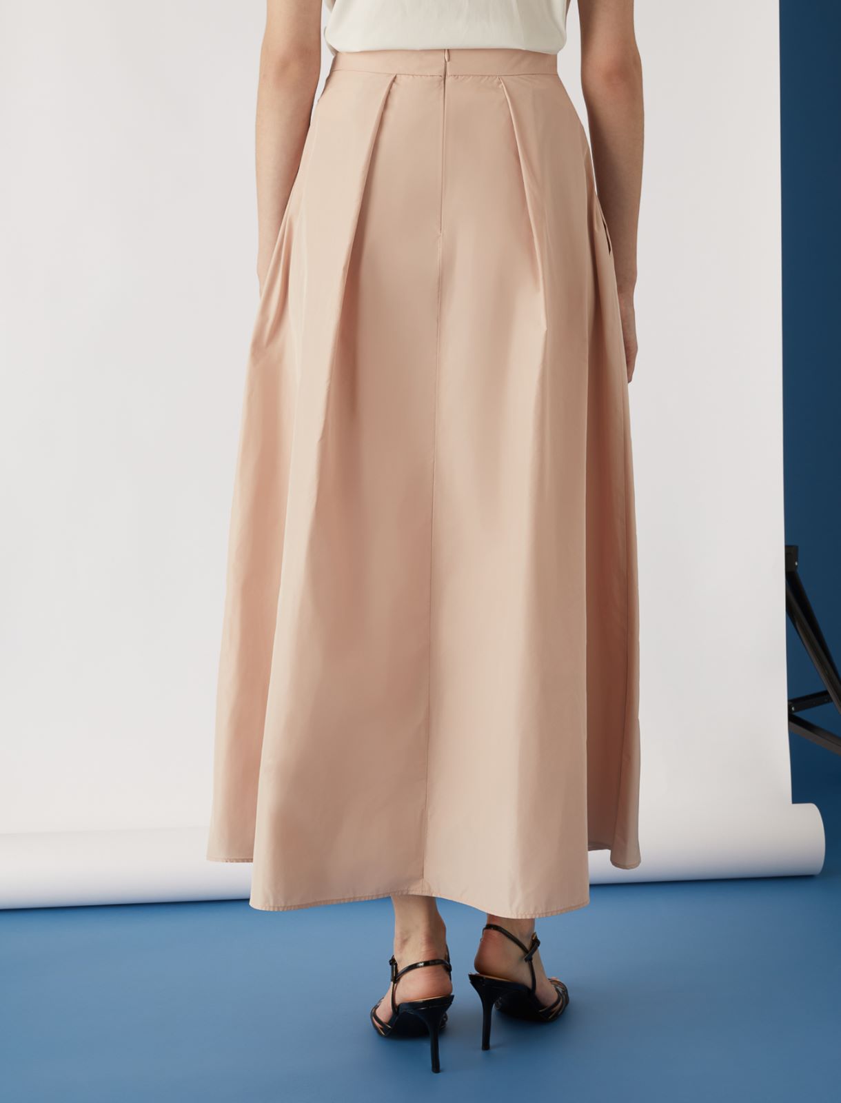 Taffeta skirt, powder - Marella