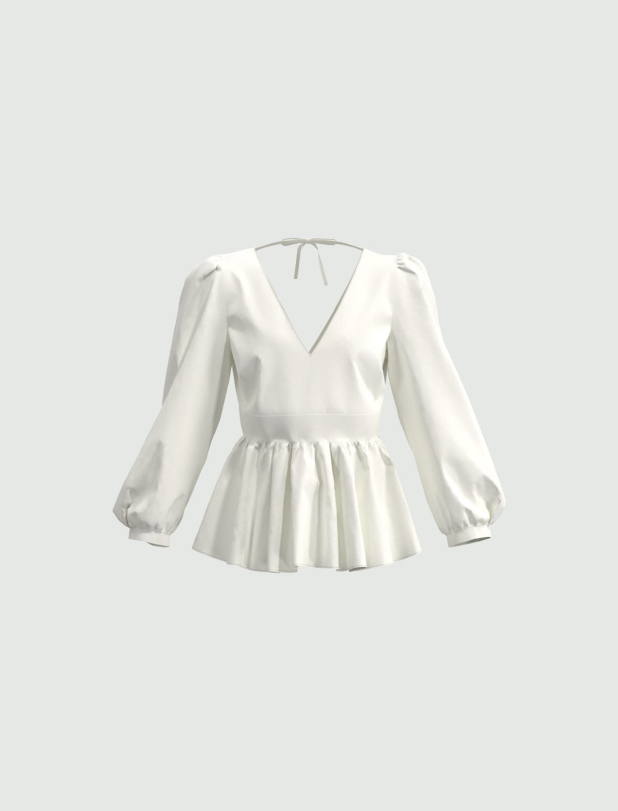 Poplin blouse by Giorgia Palmas, white - Marella