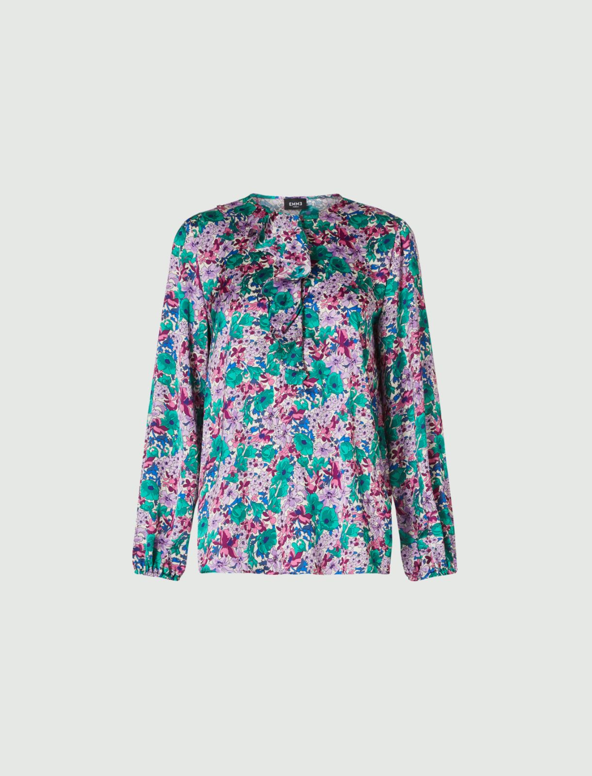 Satin blouse, orchis rose - Marella