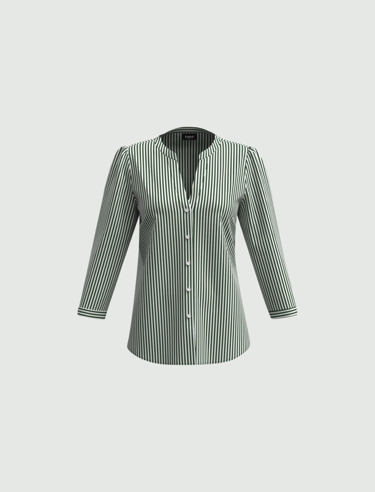Striped shirt, green - Marella