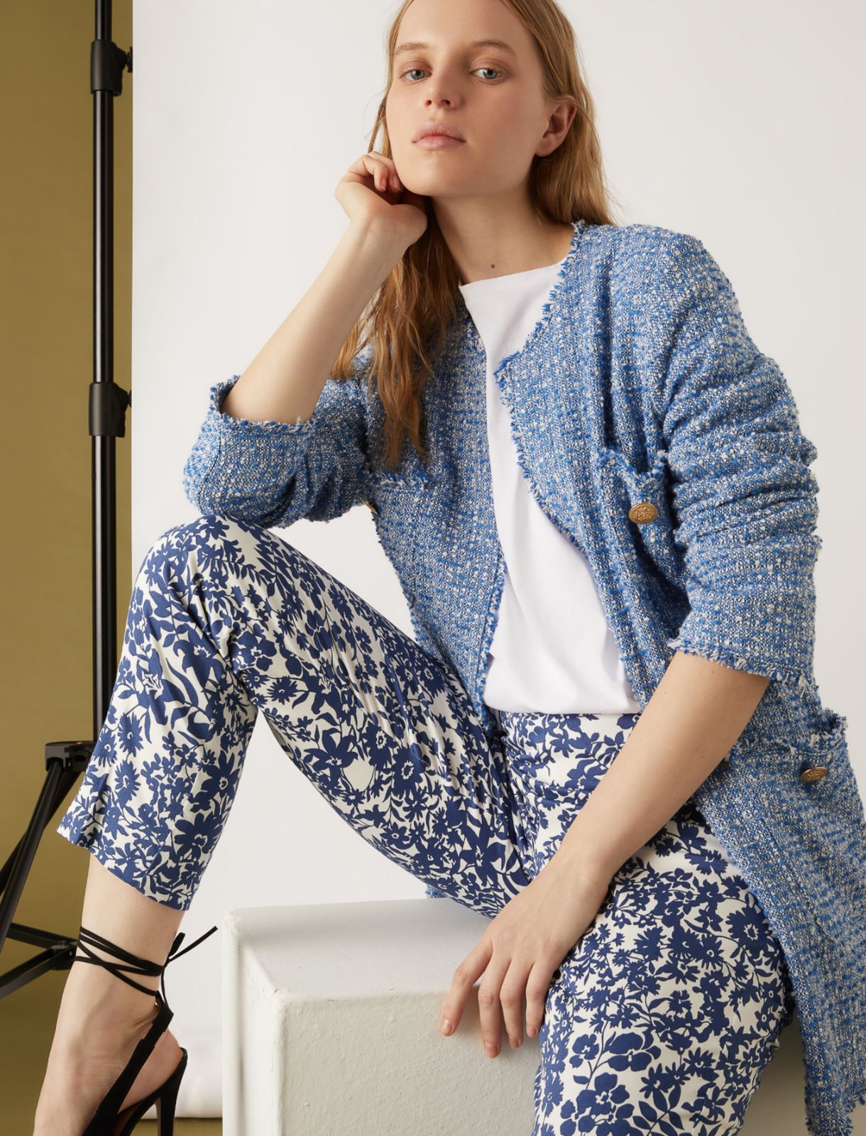 Gemusterte Hose , indigo - Marella
