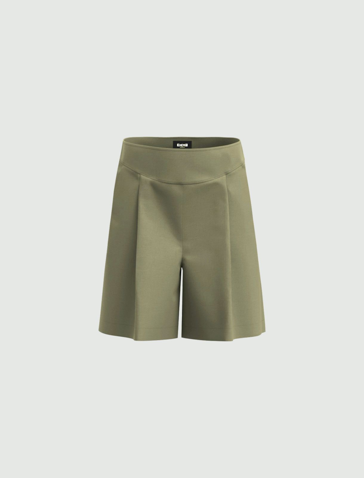 Bermudashorts aus Leinenmischung, khaki - Marella