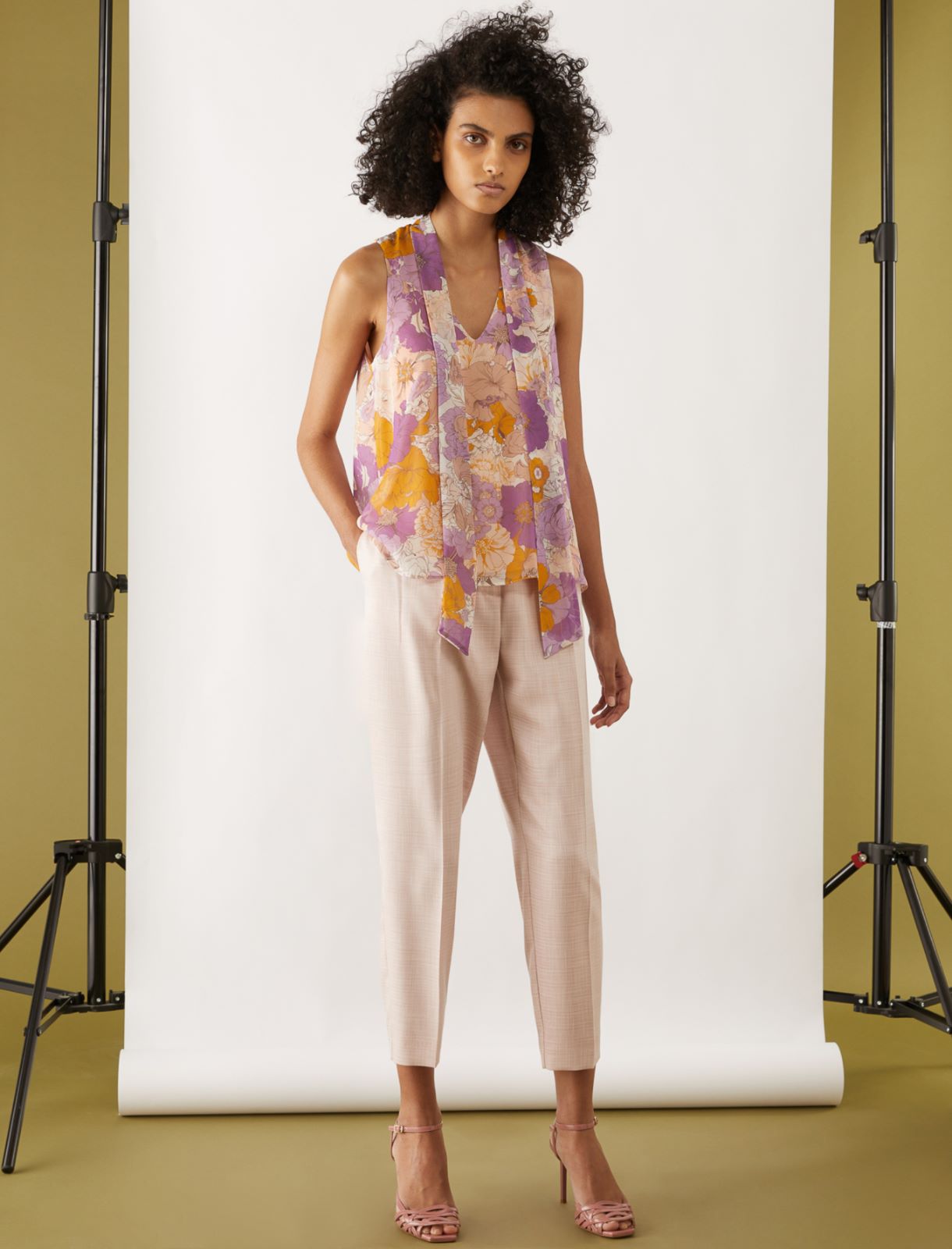 Patterned top, purple - Marella
