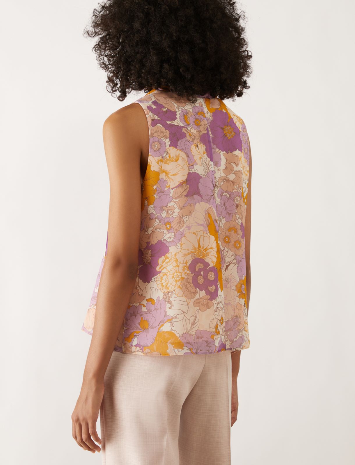 Patterned top, purple - Marella