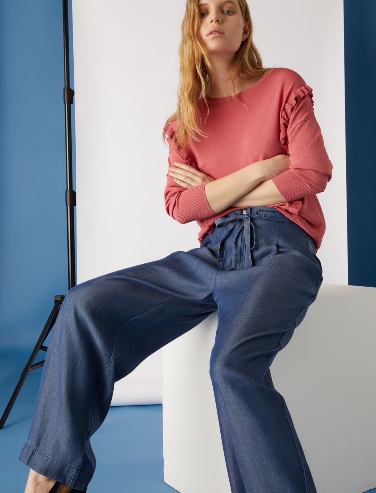 Carrot-fit jeans, blue jeans - Marella