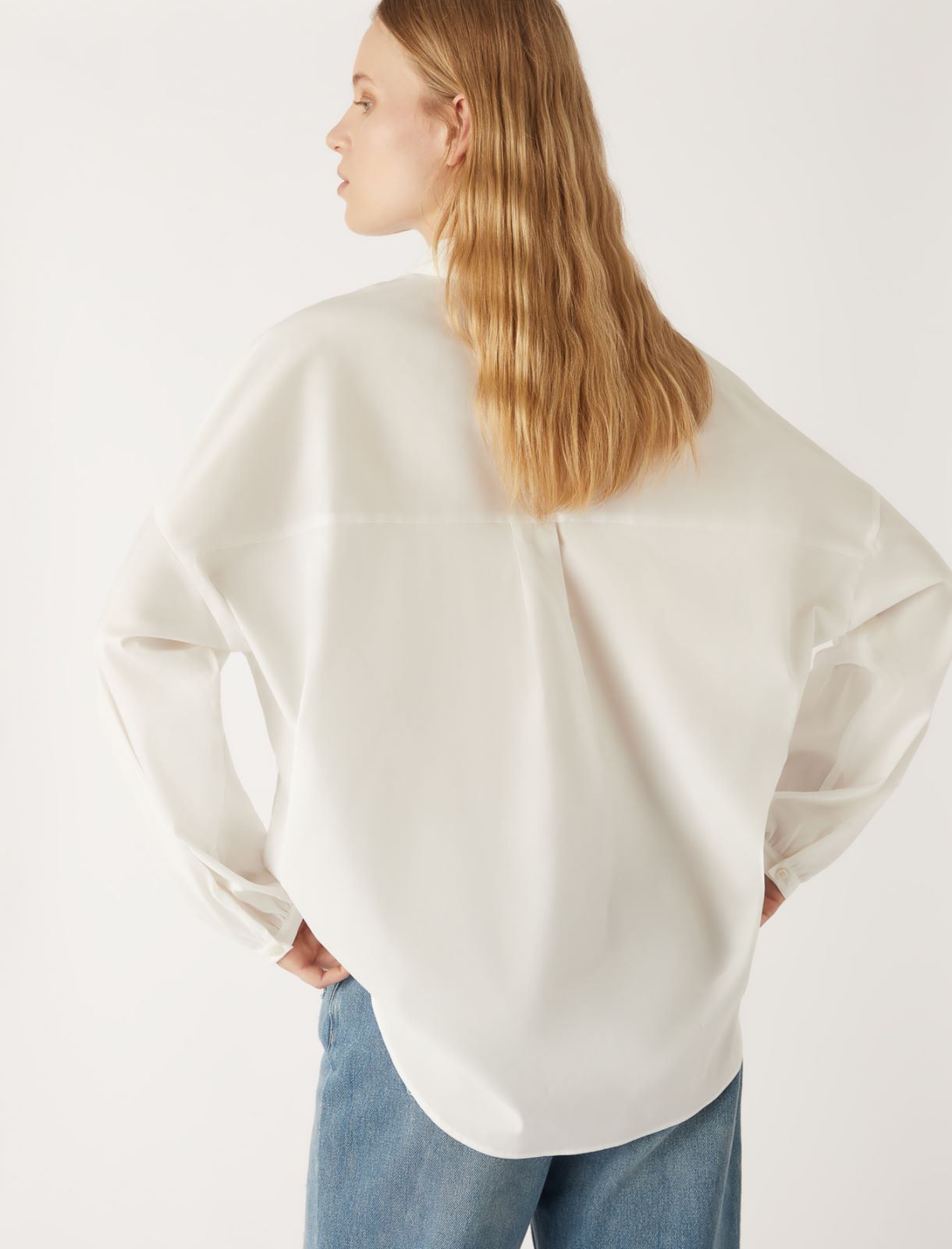 Poplin shirt by Giorgia Palmas, white - Marella