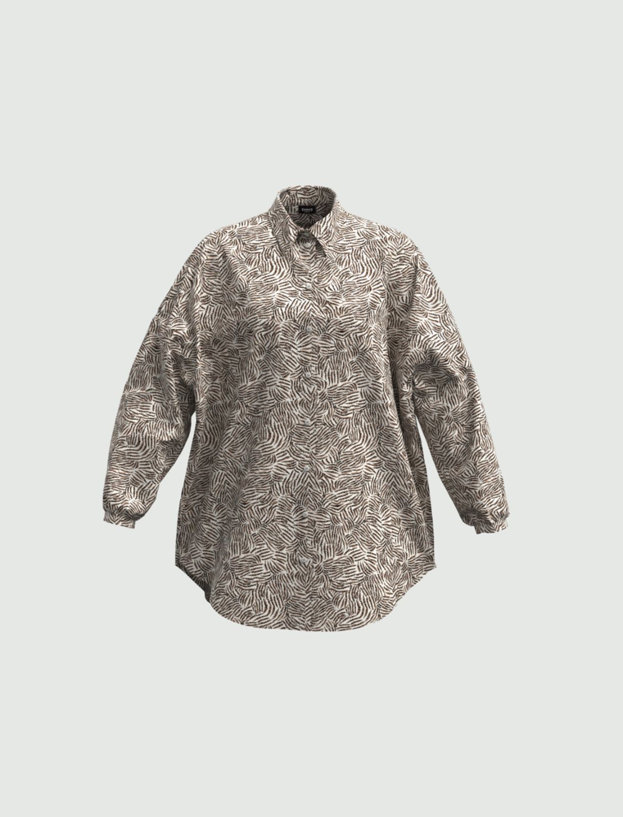 Patterned shirt by Giorgia Palmas, ivory - Marella