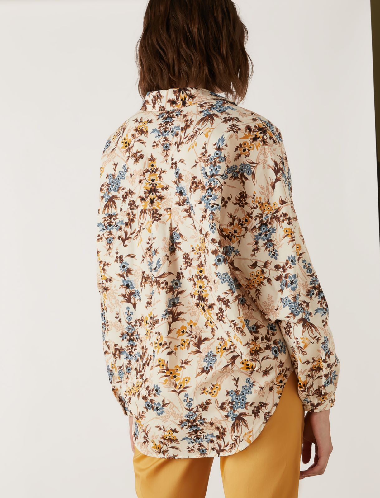 Patterned shirt by Giorgia Palmas, cream - Marella