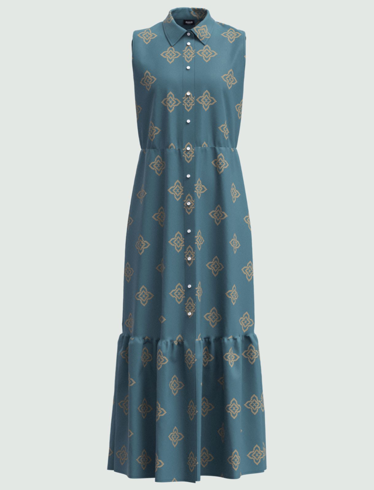Flounce dress by Giorgia Palmas, light blue - Marella