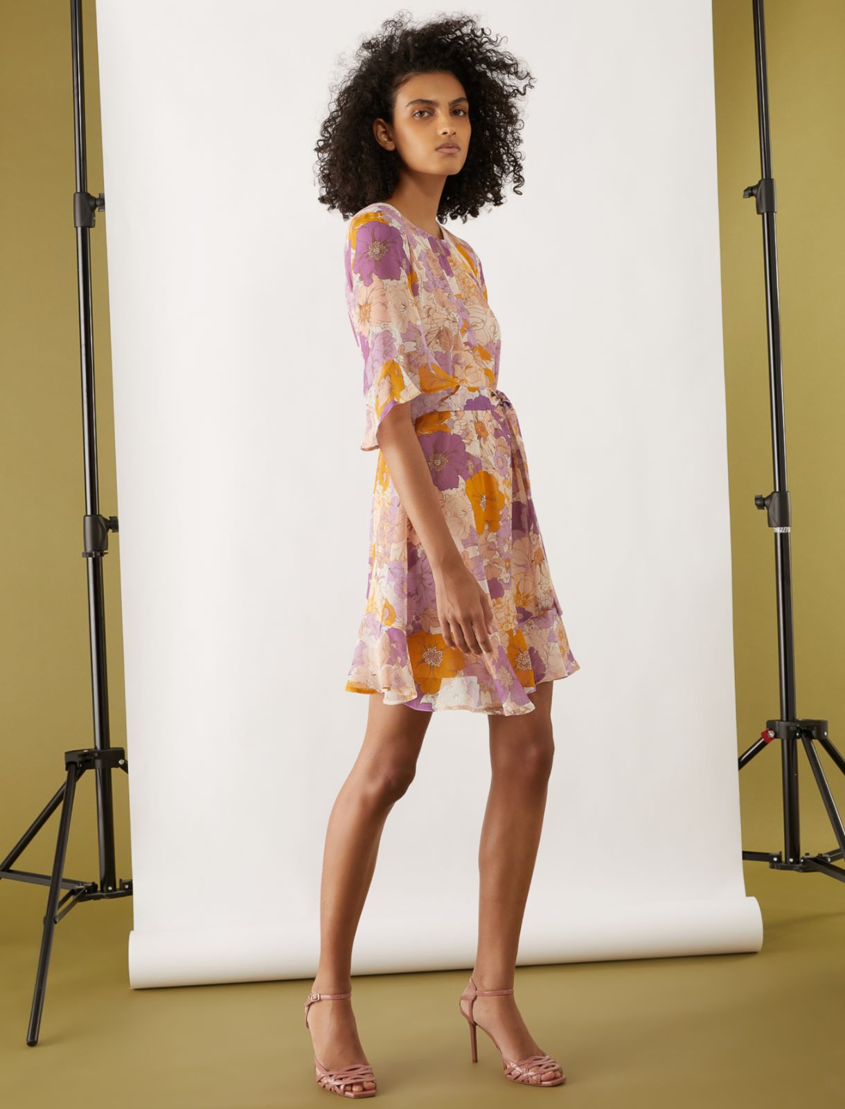 Patterned dress, purple - Marella