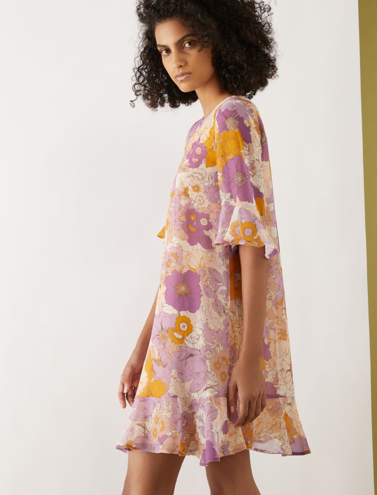 Patterned dress, purple - Marella