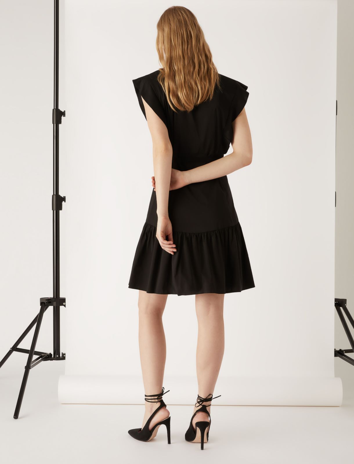 Poplin dress by Giorgia Palmas, black - Marella