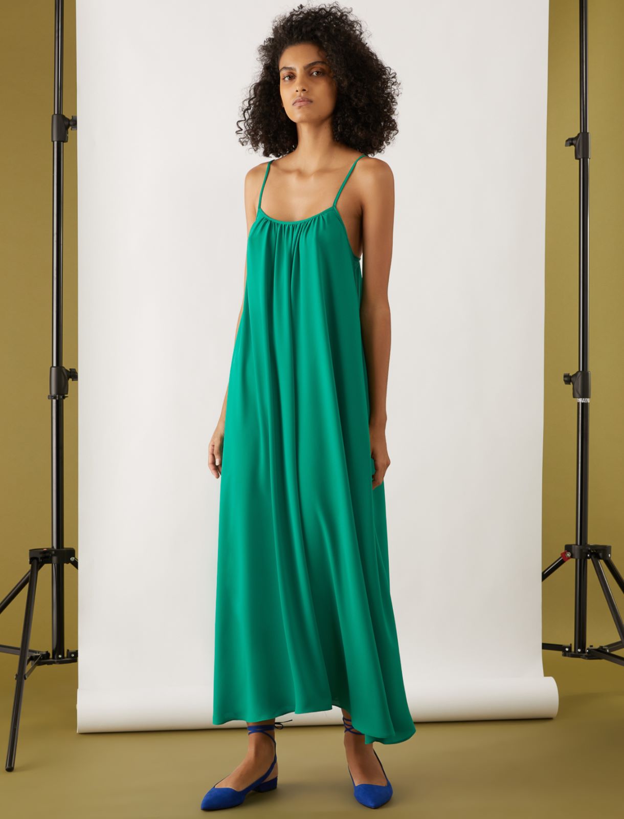 Long dress, emerald - Marella