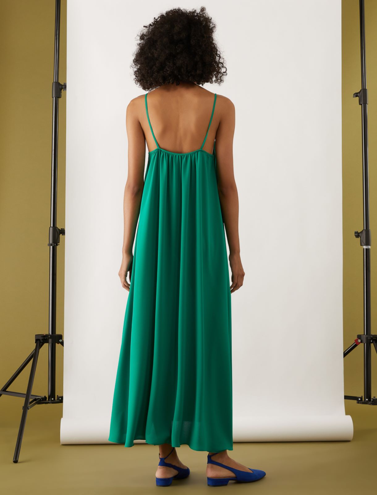 Long dress, emerald - Marella