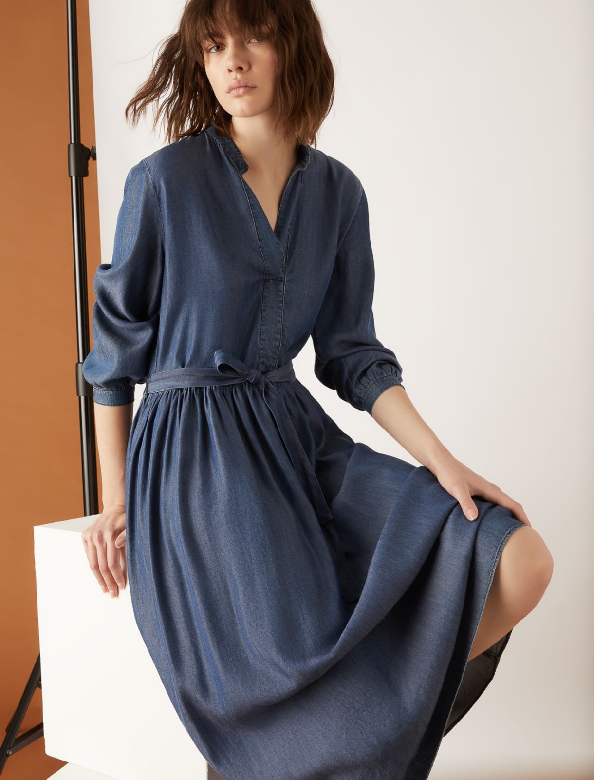 Denim dress, blue jeans - Marella