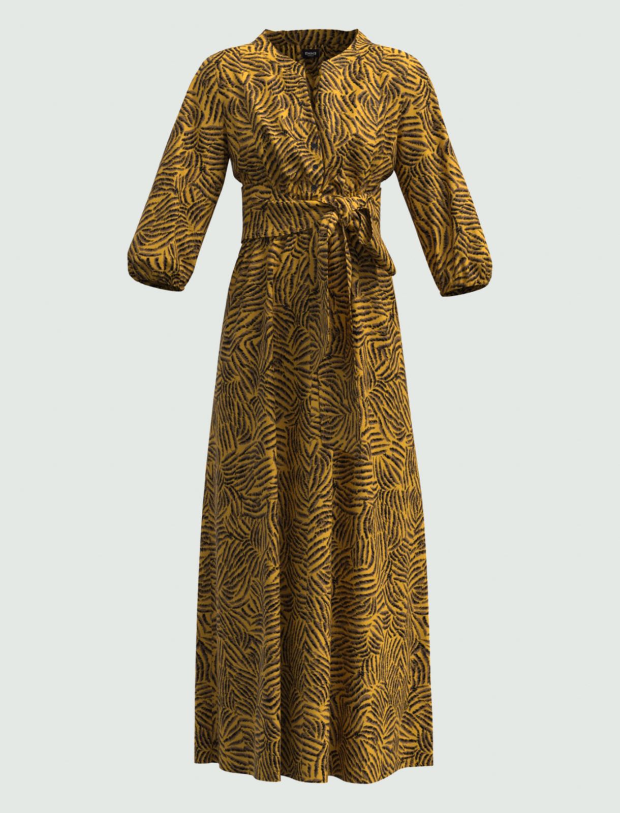 Patterned dress by Giorgia Palmas, ochre - Marella