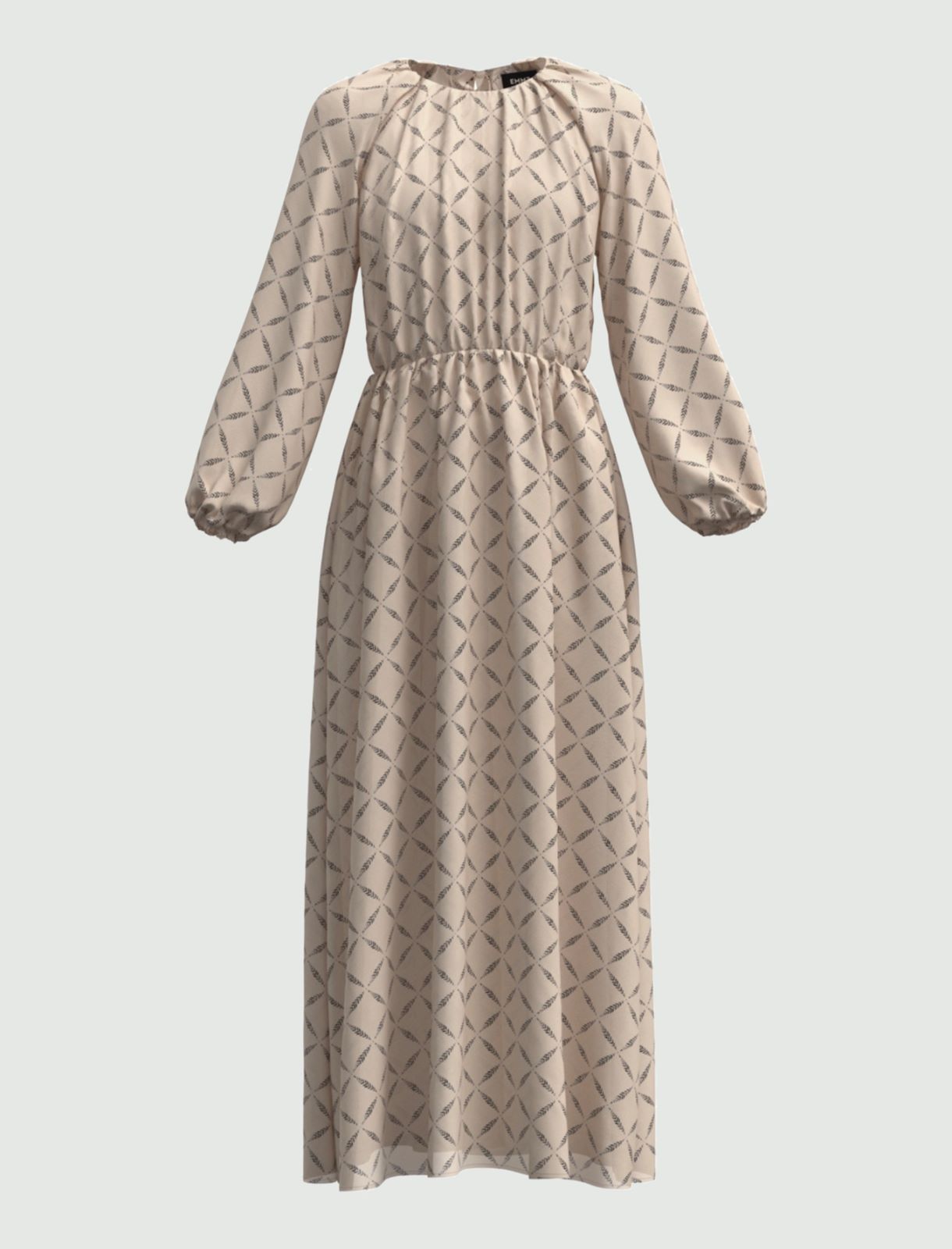 Kleid aus Georgette, puder - Marella