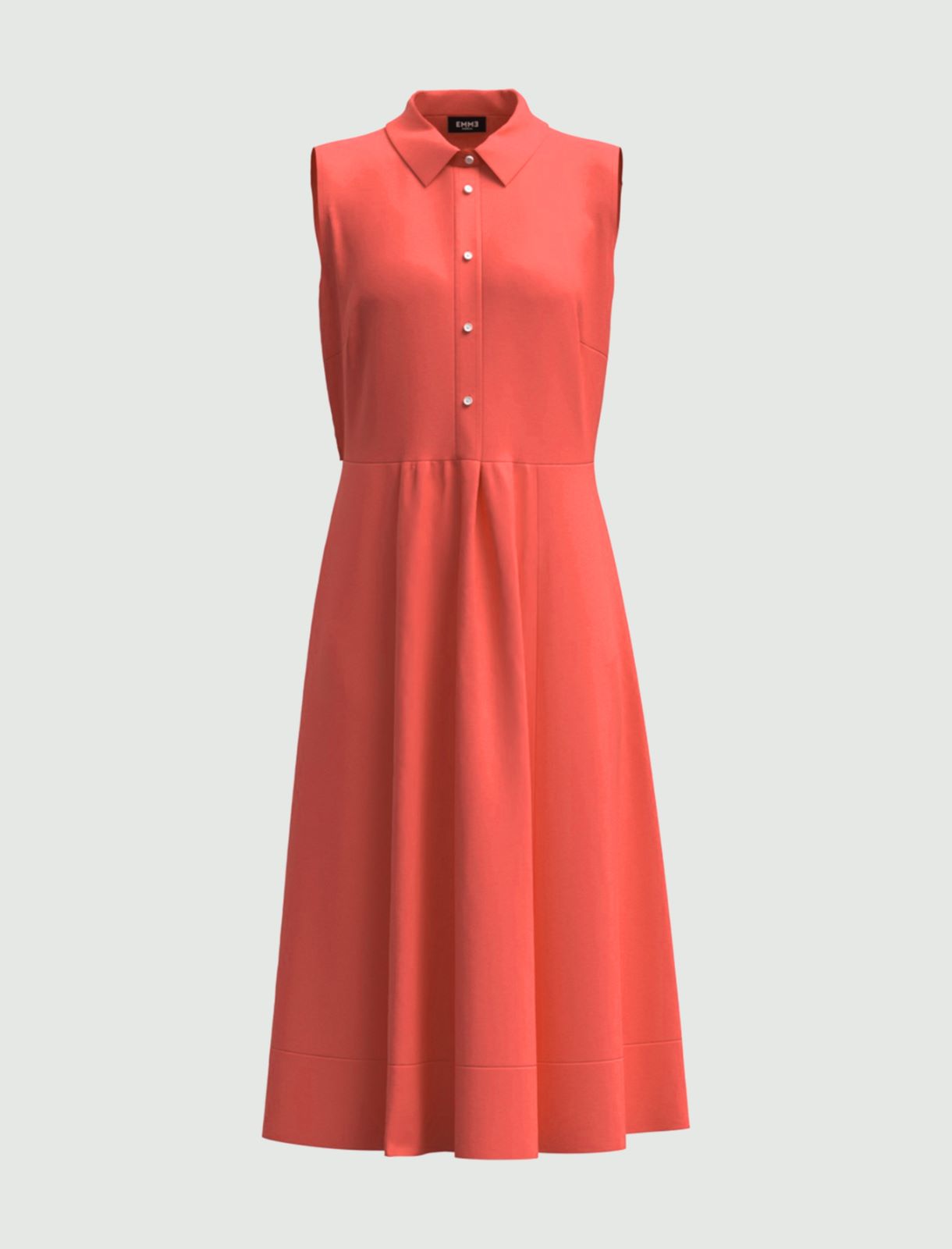 Poplin dress, coral - Marella