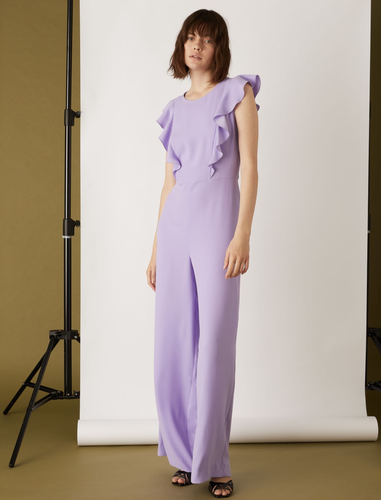 Ruffle jumpsuit, lilac - Marella