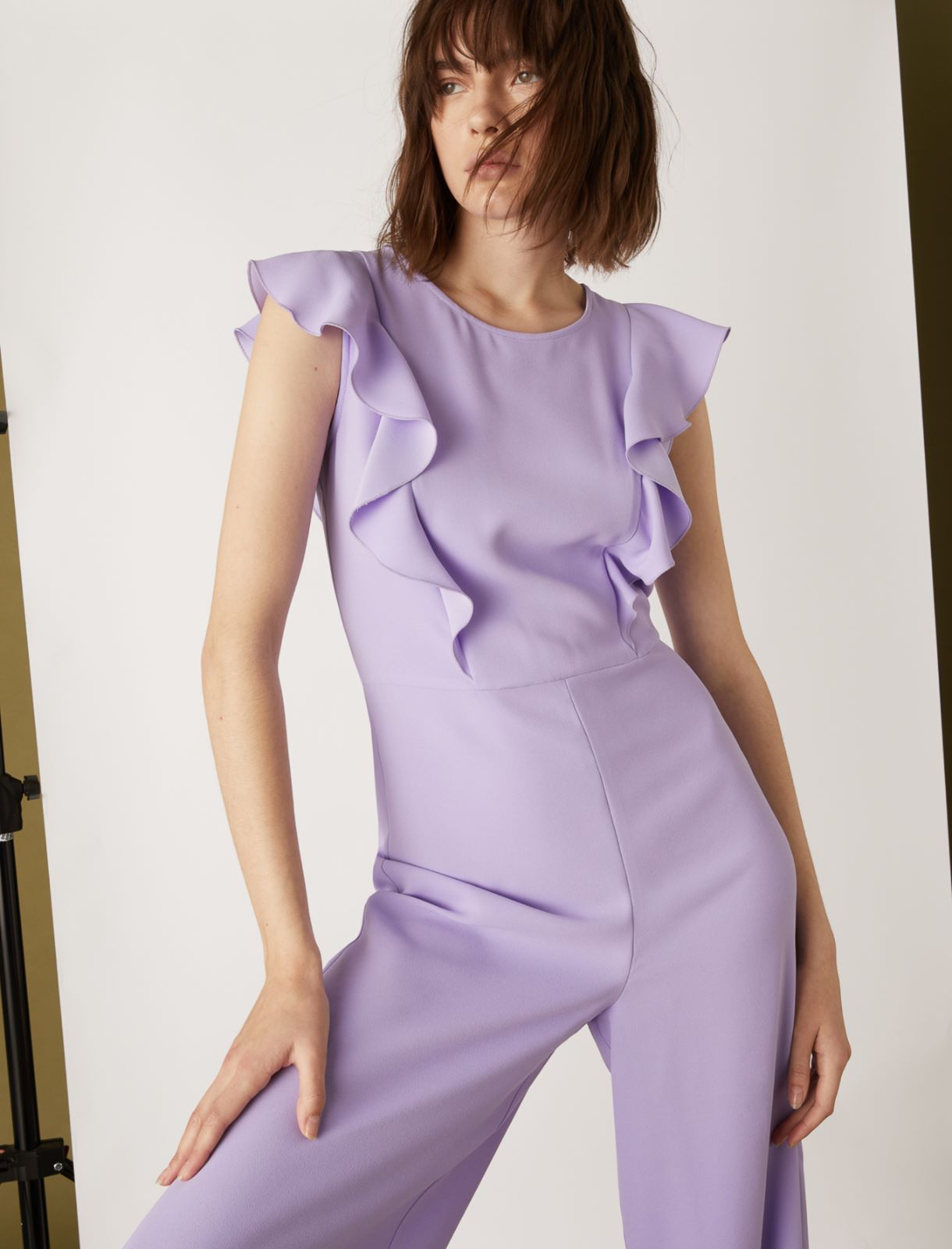 Ruffle jumpsuit, lilac - Marella