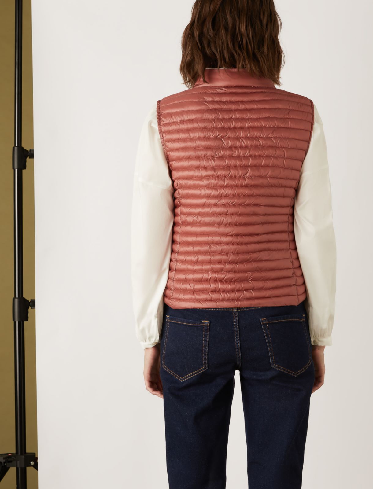Padded gilet, brick red - Marella