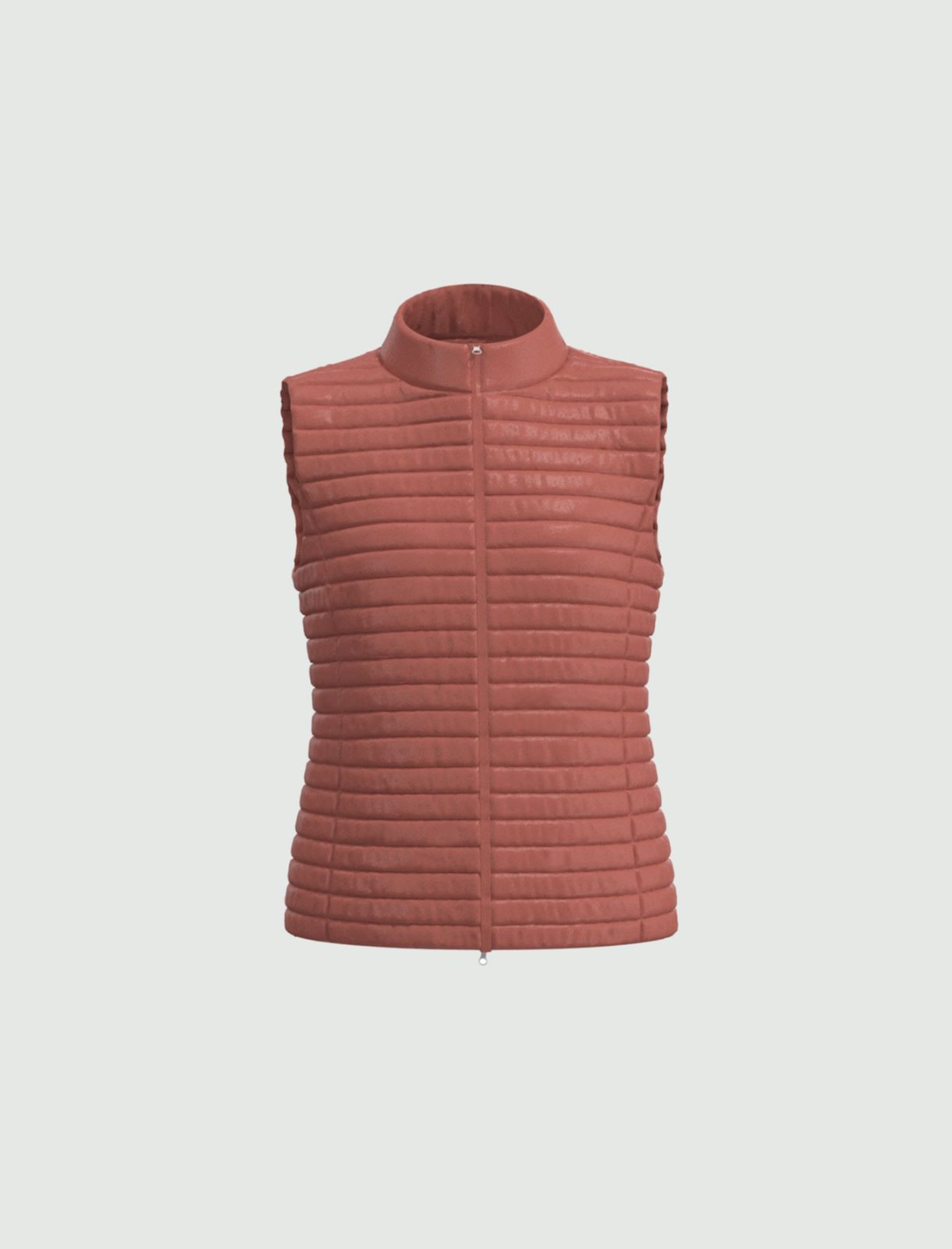 Padded gilet, brick red - Marella