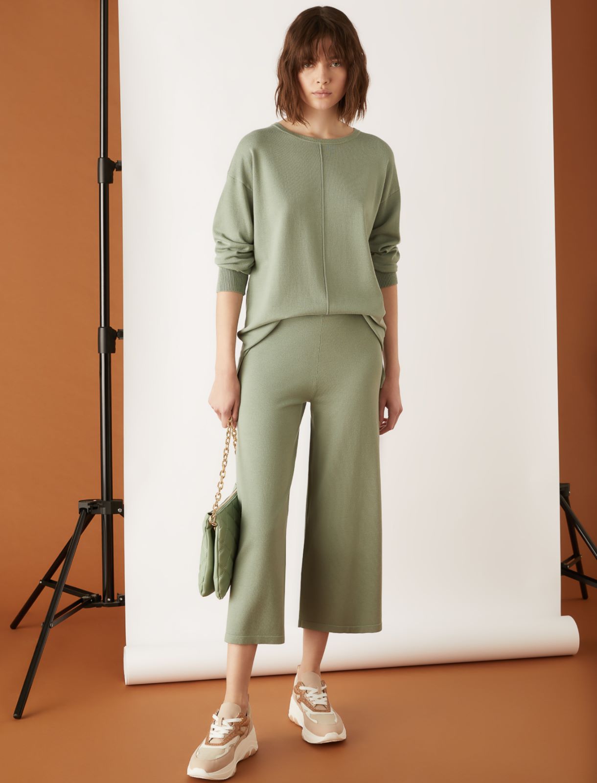 Oversize-Pullover, salbei - Marella