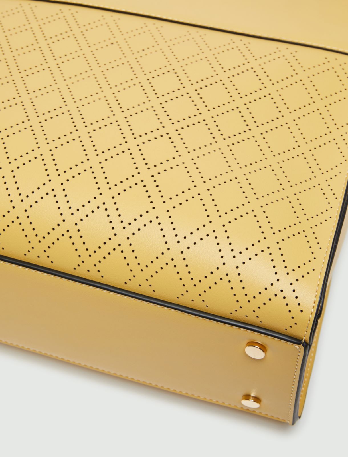 Perforierte Tasche, gelb - Marella