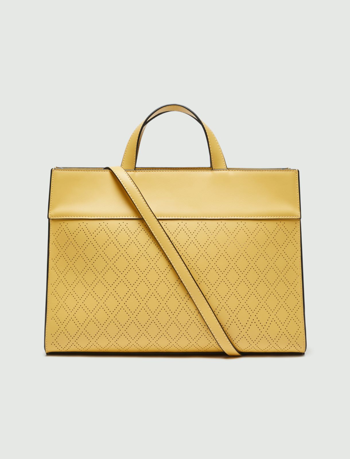 Perforierte Tasche, gelb - Marella