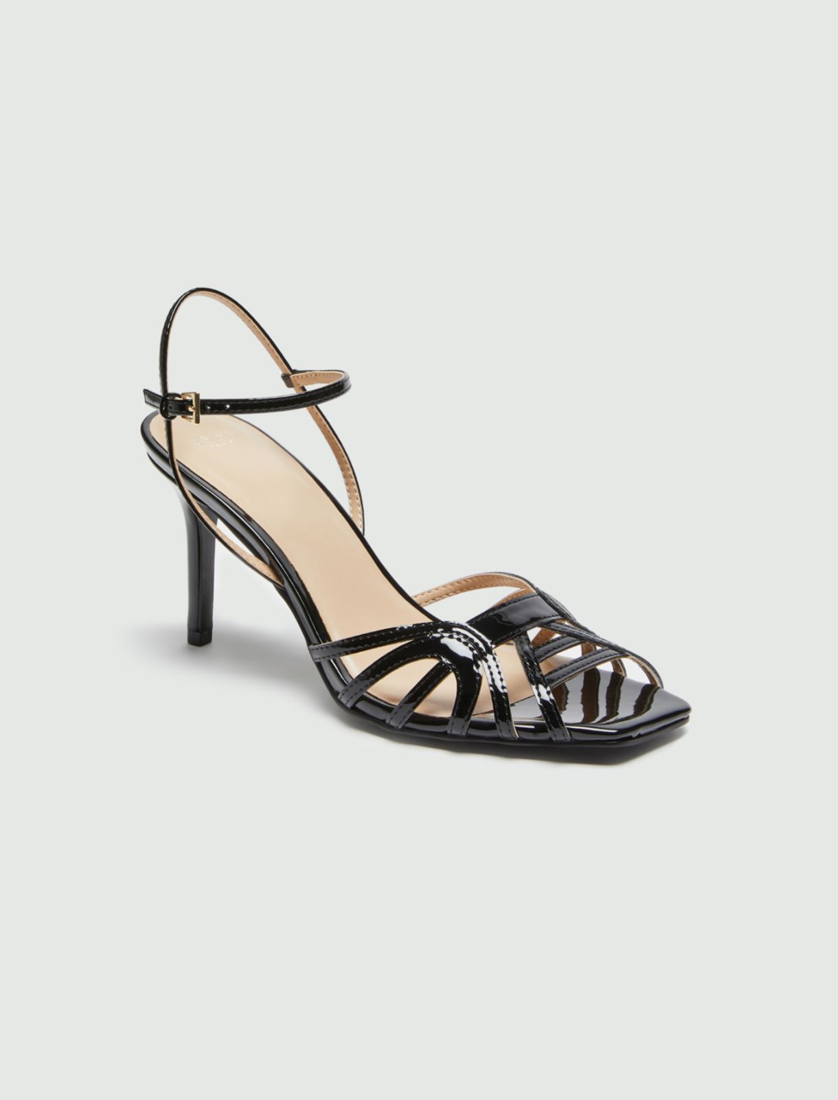 Patent leather sandals, black - Marella