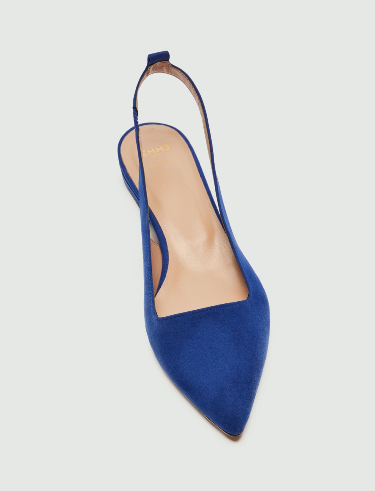 Pointed-toe slingbacks, cornflower blue - Marella