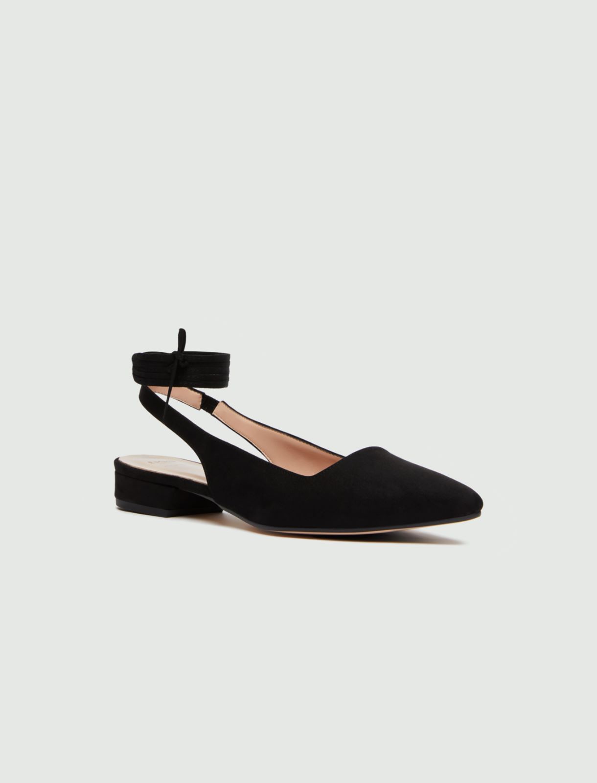 Pointed-toe slingbacks, black - Marella