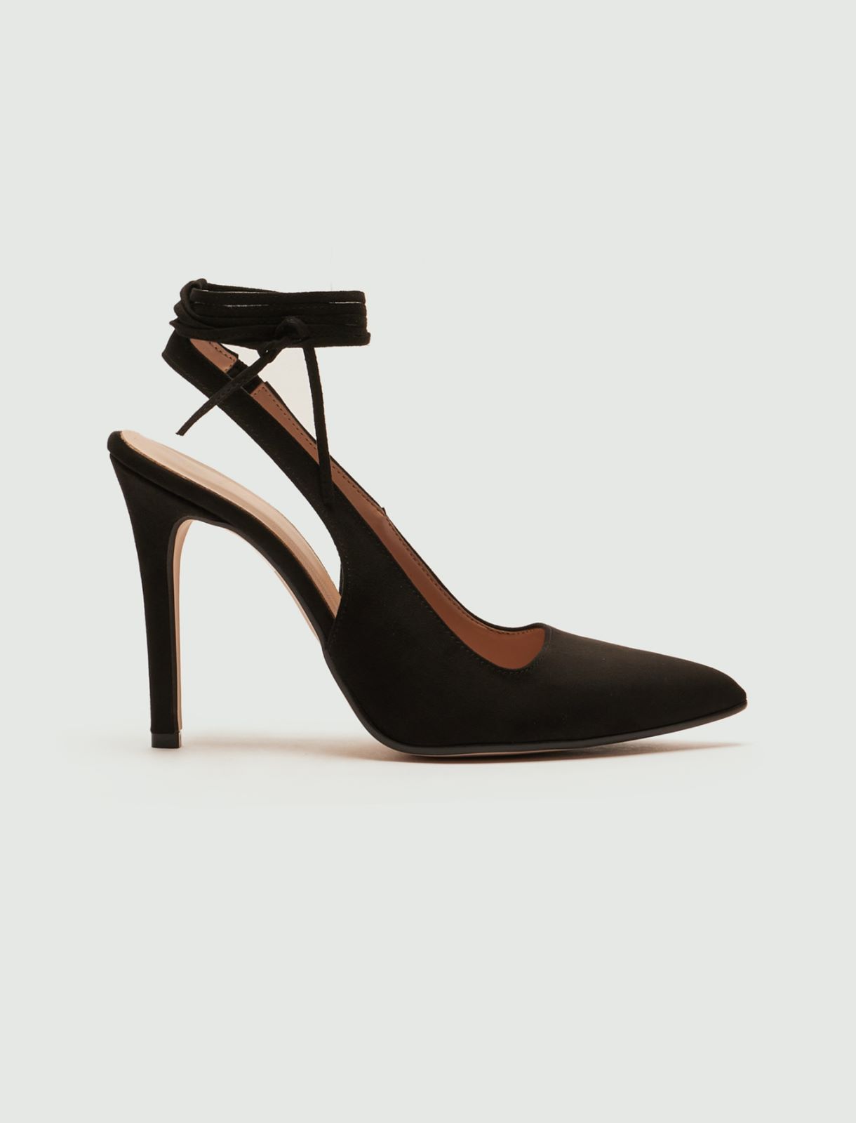 Heeled slingbacks, black - Marella