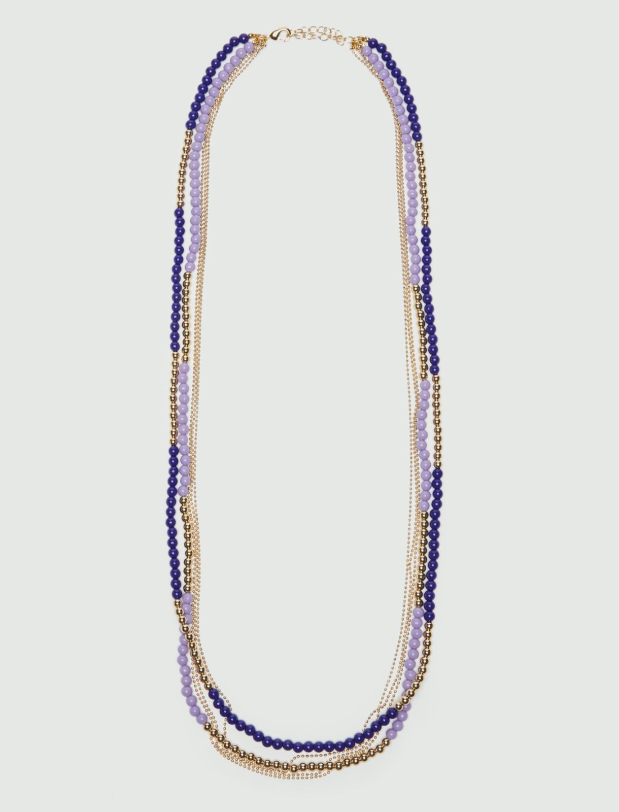 Long necklace, lilac - Marella