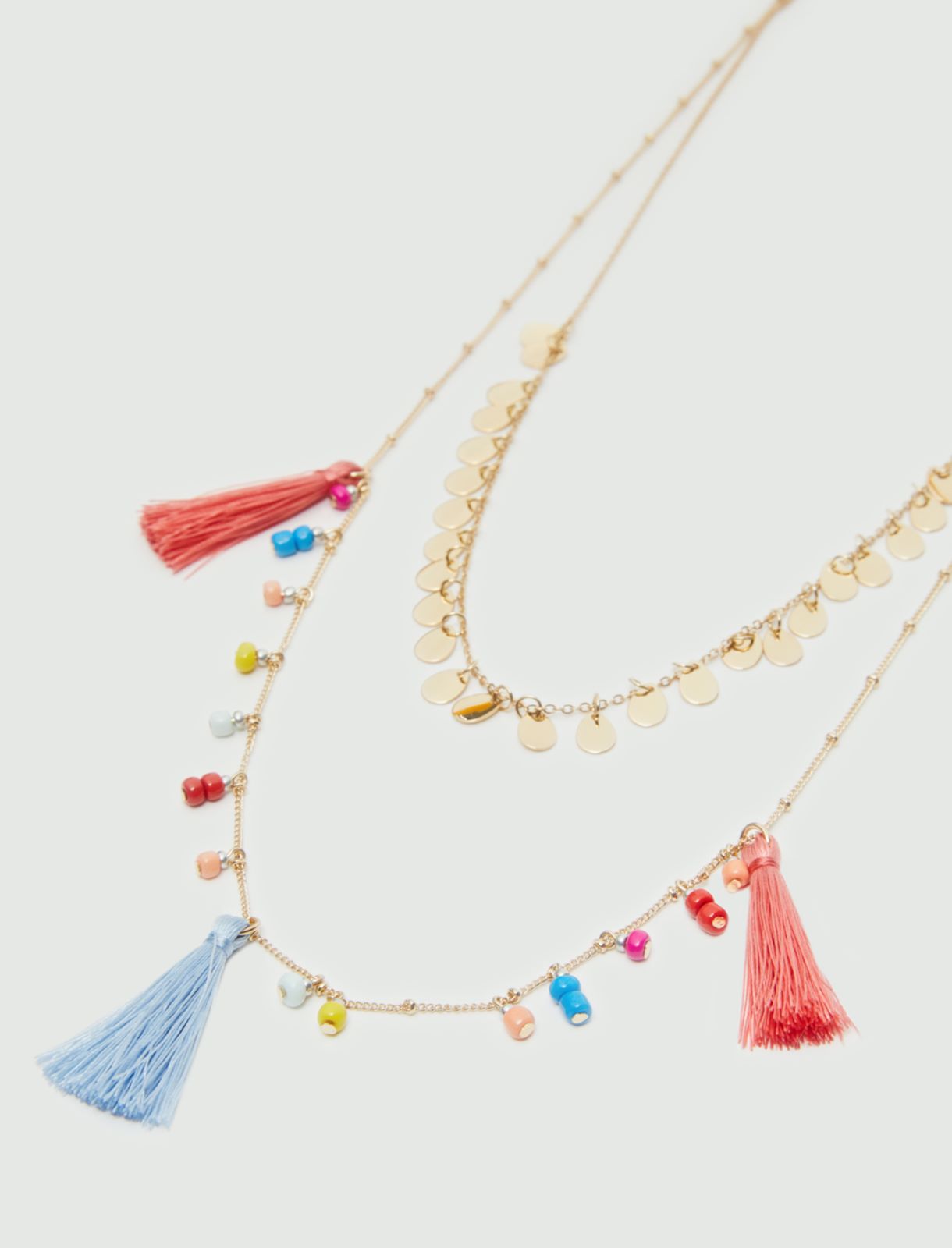 Double necklace, coral - Marella